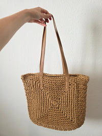Raffia Straw Beach Bag