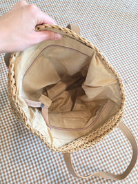 Raffia Straw Beach Bag