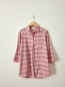 Julia Amory Floral Oversized Button Up (XS)