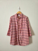 Julia Amory Floral Oversized Button Up (XS)