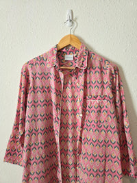 Julia Amory Floral Oversized Button Up (XS)