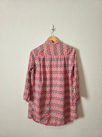 Julia Amory Floral Oversized Button Up (XS)