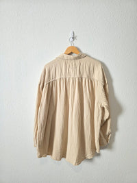Aerie Oversized Cotton Gauze Shirt (XL)