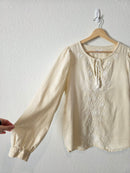 Gap Floral Embroidered Top (L)