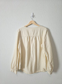 Gap Floral Embroidered Top (L)