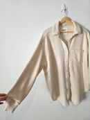 Aerie Oat Oversized Shirt Jacket (XS)
