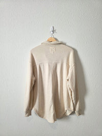 Aerie Oat Oversized Shirt Jacket (XS)
