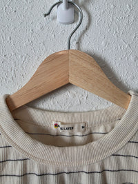 Marine Layer Striped Crewneck Tank (M)