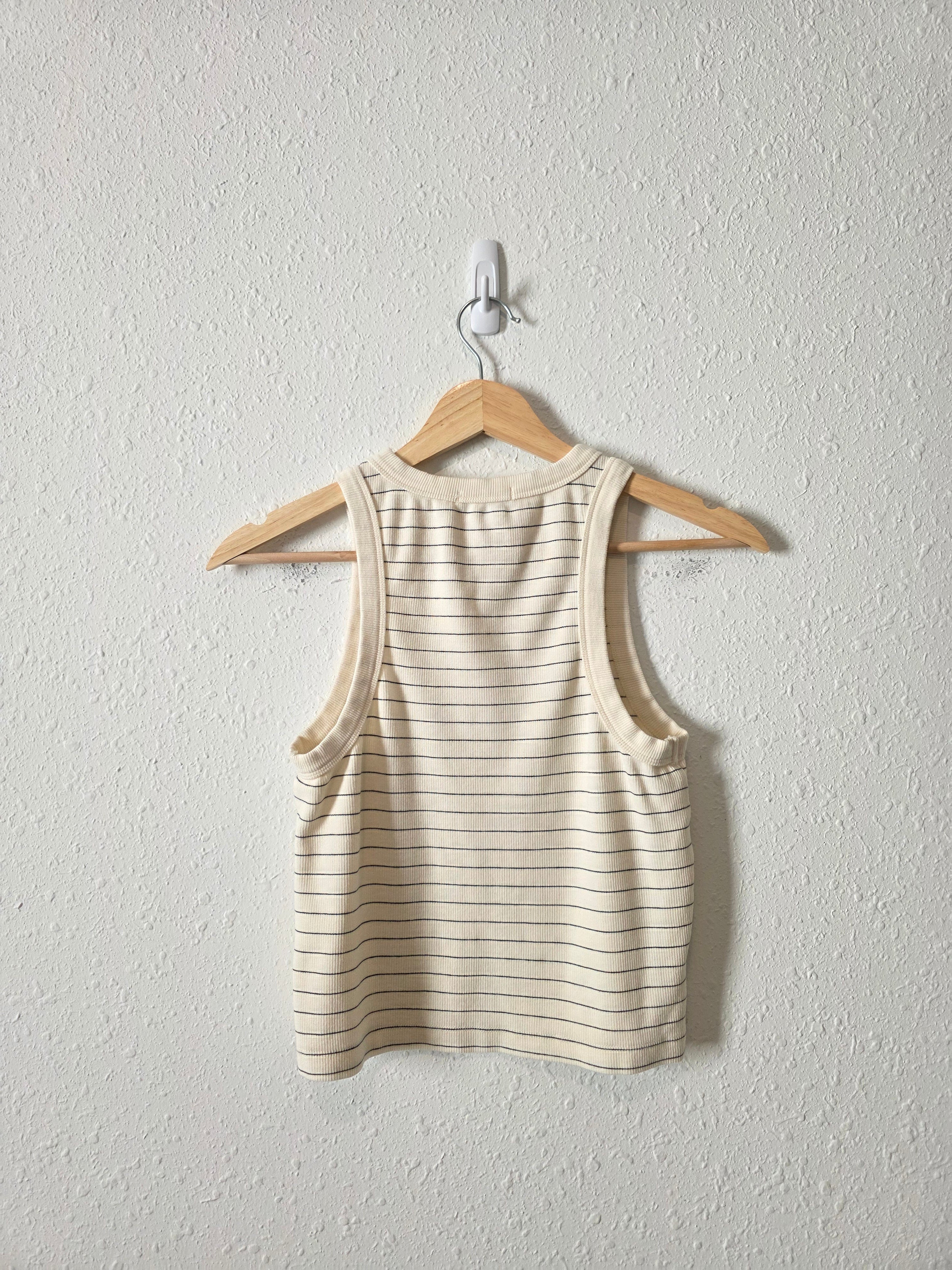 Marine Layer Striped Crewneck Tank (M)