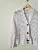 Madewell Open Stitch Cotton Blend Cardigan (S)