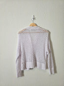 Madewell Open Stitch Cotton Blend Cardigan (S)