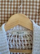 Madewell Open Stitch Cotton Blend Cardigan (S)
