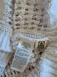 Madewell Open Stitch Cotton Blend Cardigan (S)