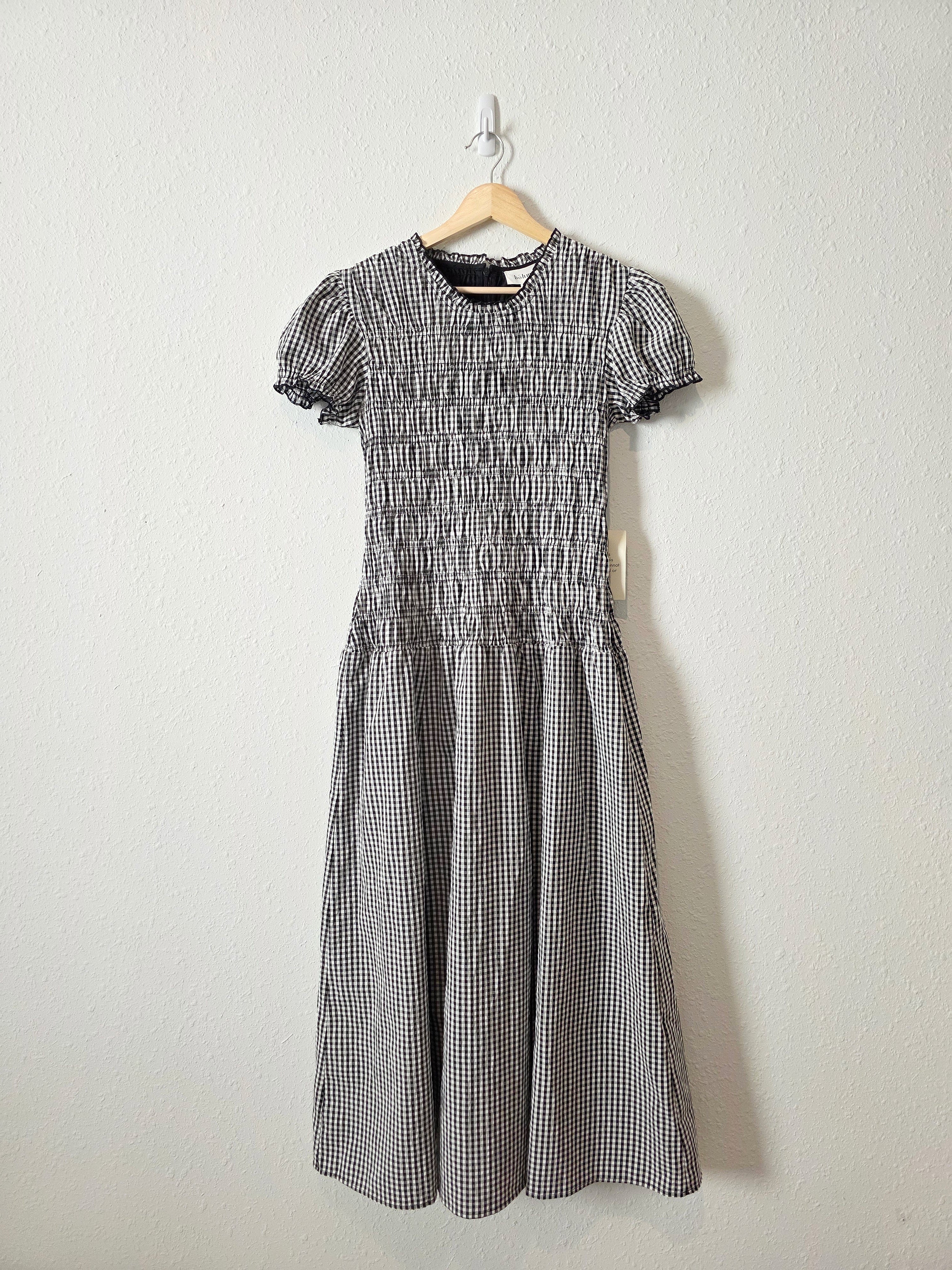 NEW Bohme Gingham Maxi Dress (M)