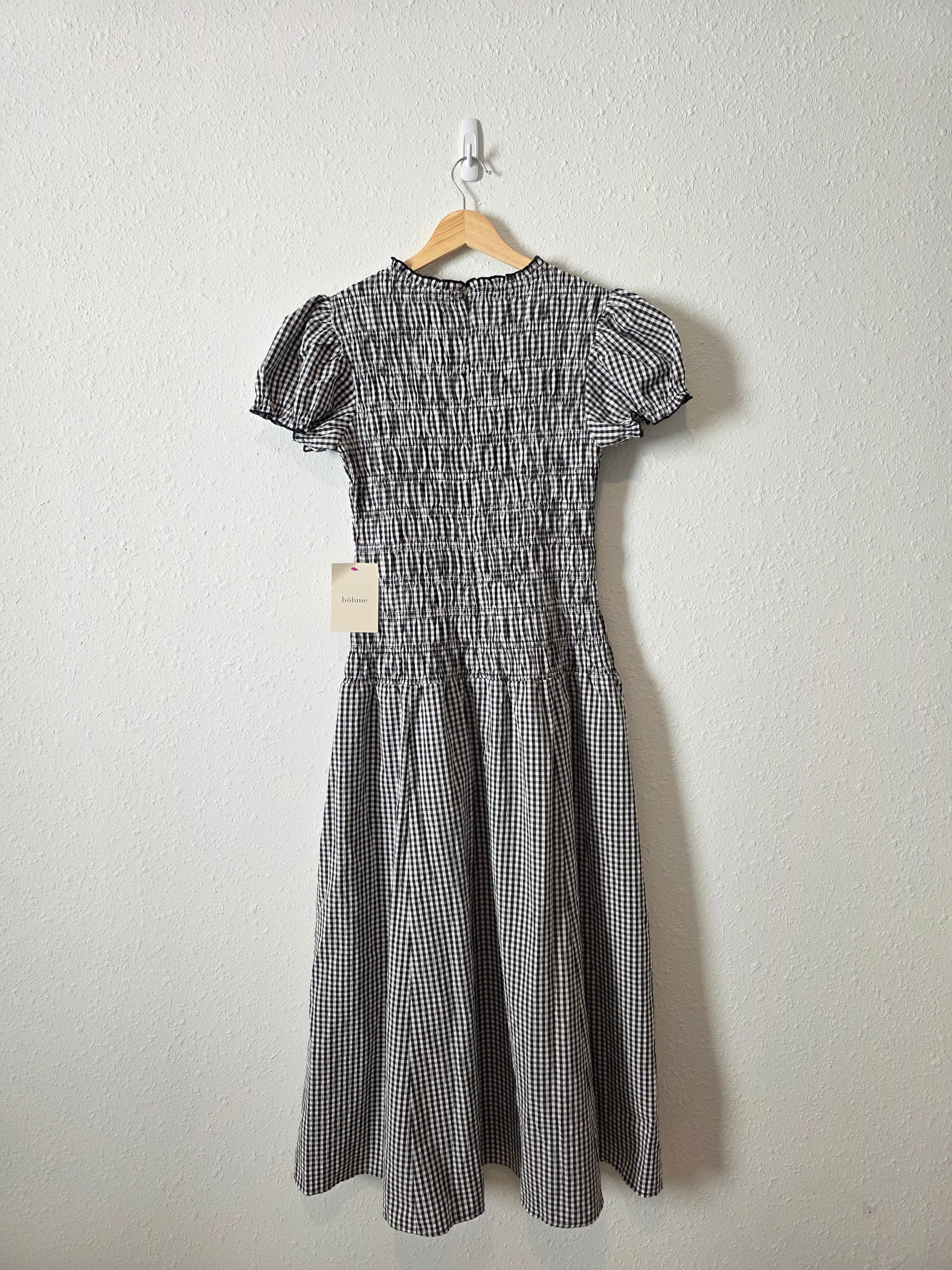 NEW Bohme Gingham Maxi Dress (M)