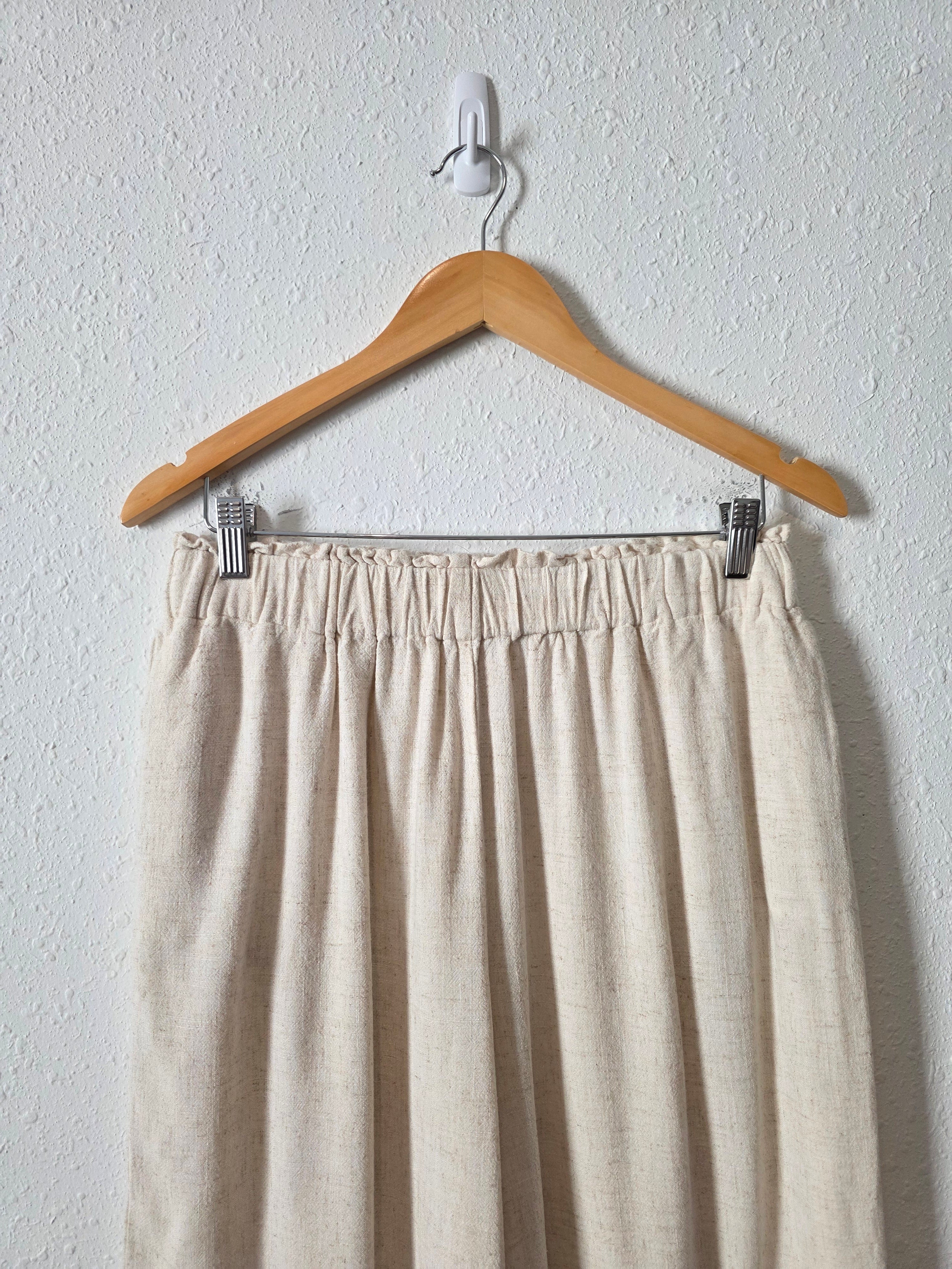 Petal & Pup Linen Wide Leg Pants (XL)