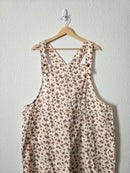 Floral Print Cotton Overalls (1X)