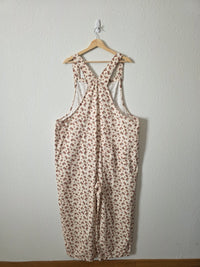 Floral Print Cotton Overalls (1X)
