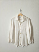 Acoa Cotton Gauze Button Up (S/M)