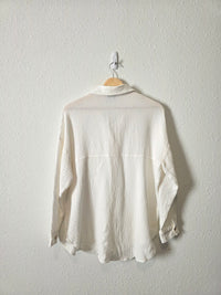 Acoa Cotton Gauze Button Up (S/M)