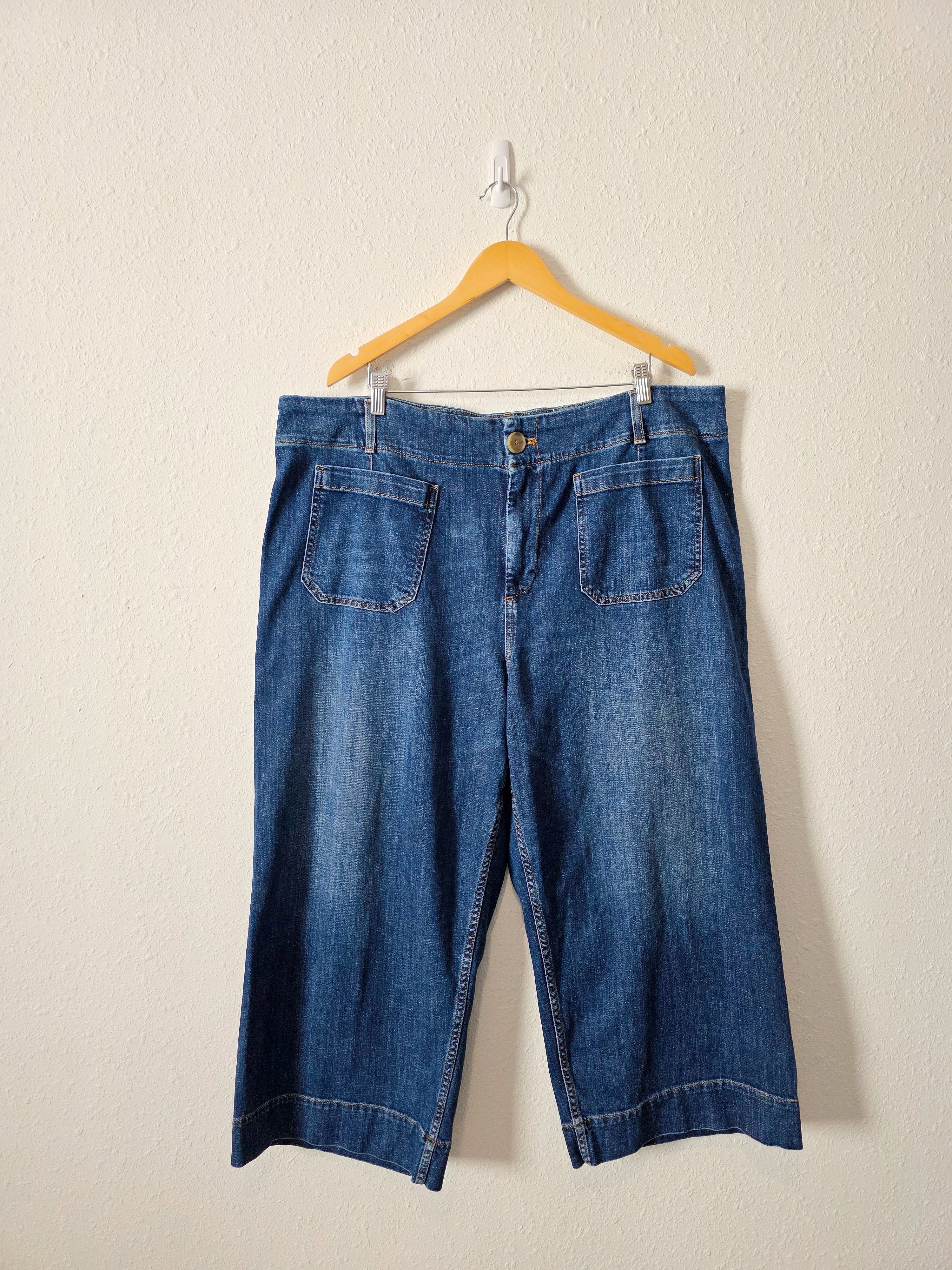 Maeve Colette Wide Leg Jeans (22W)