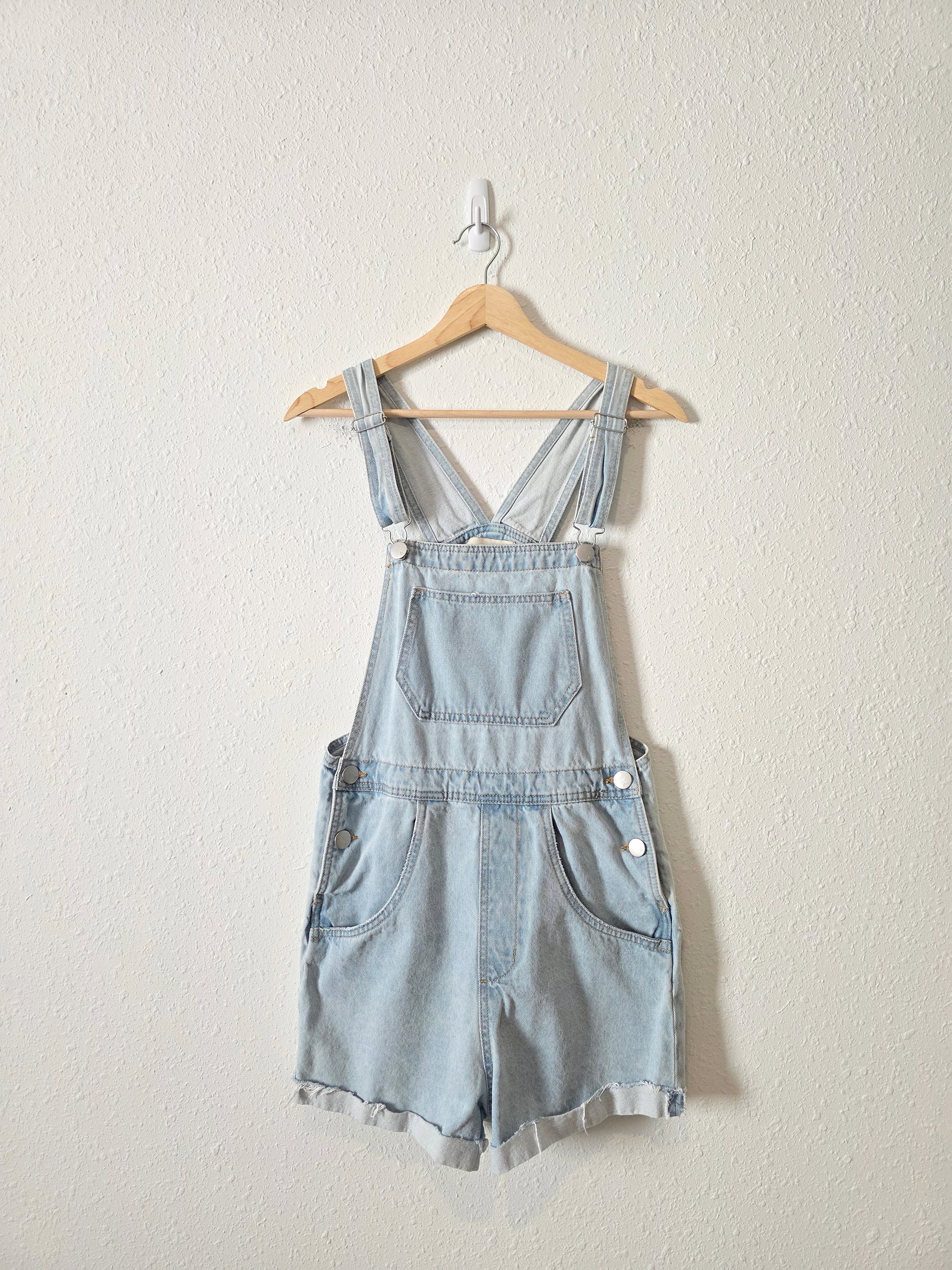 Light Wash Denim Shortalls (6)