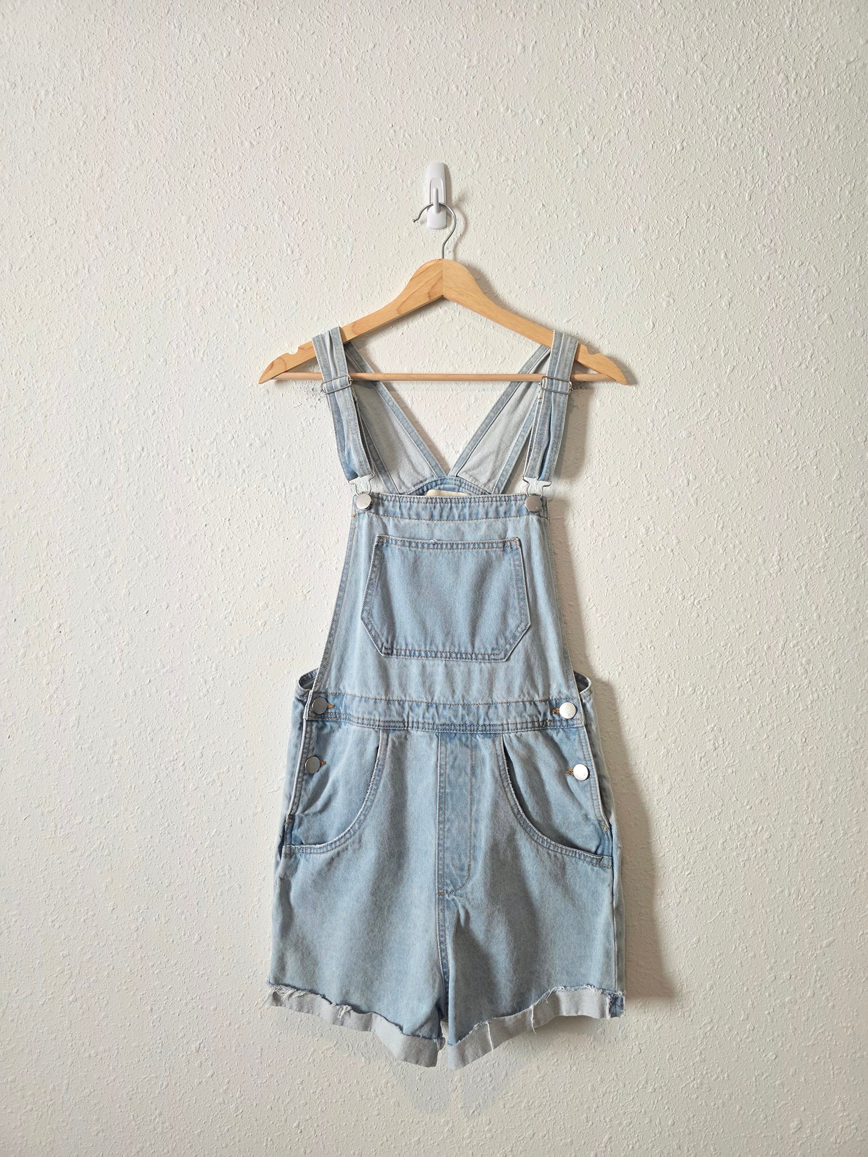Light Wash Denim Shortalls (6)