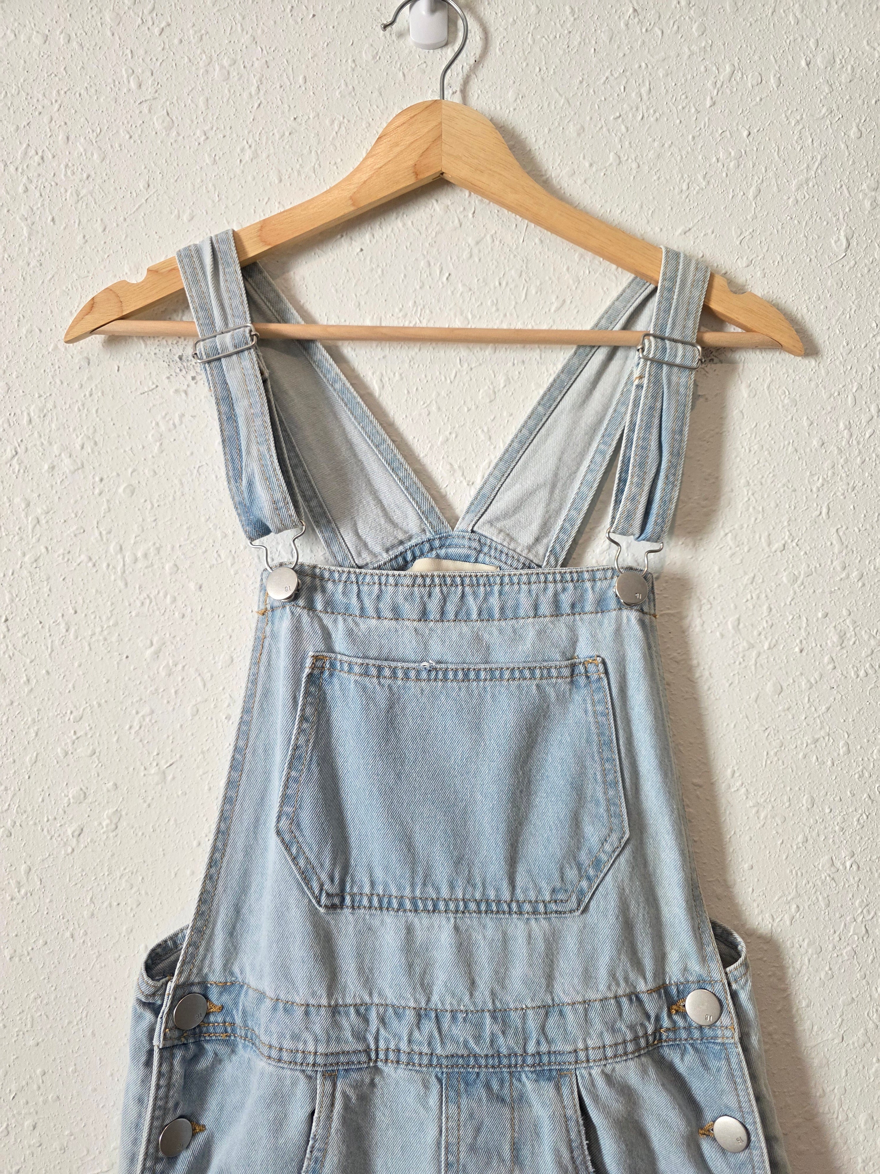 Light Wash Denim Shortalls (6)