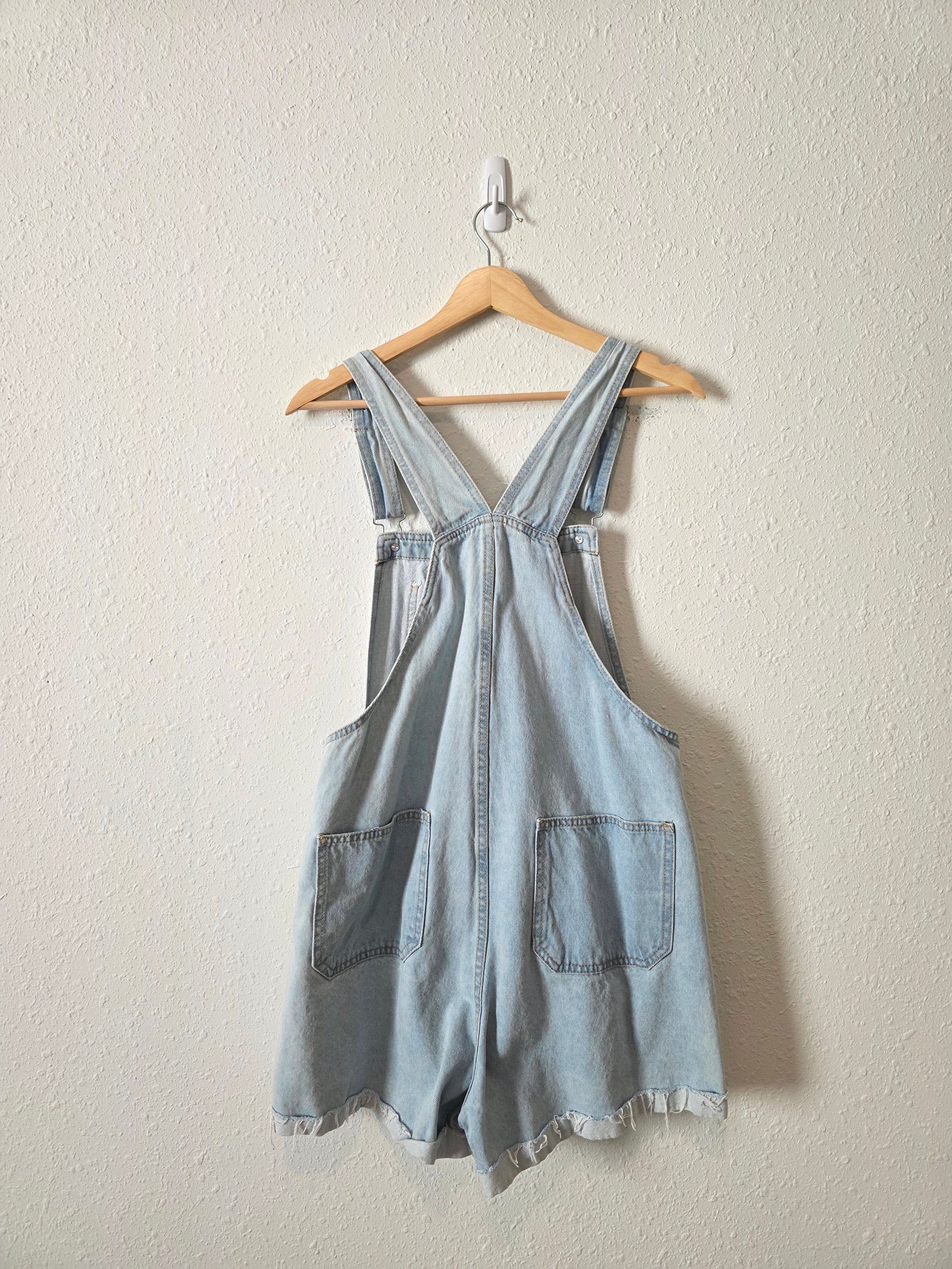 Light Wash Denim Shortalls (6)