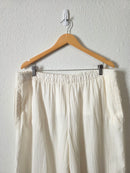 Cotton Gauze Wide Leg Pants (XL)