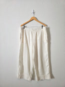 Cotton Gauze Wide Leg Pants (XL)