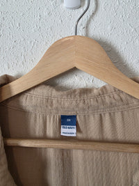 Cotton Gauze Button Up Shirt (3X)