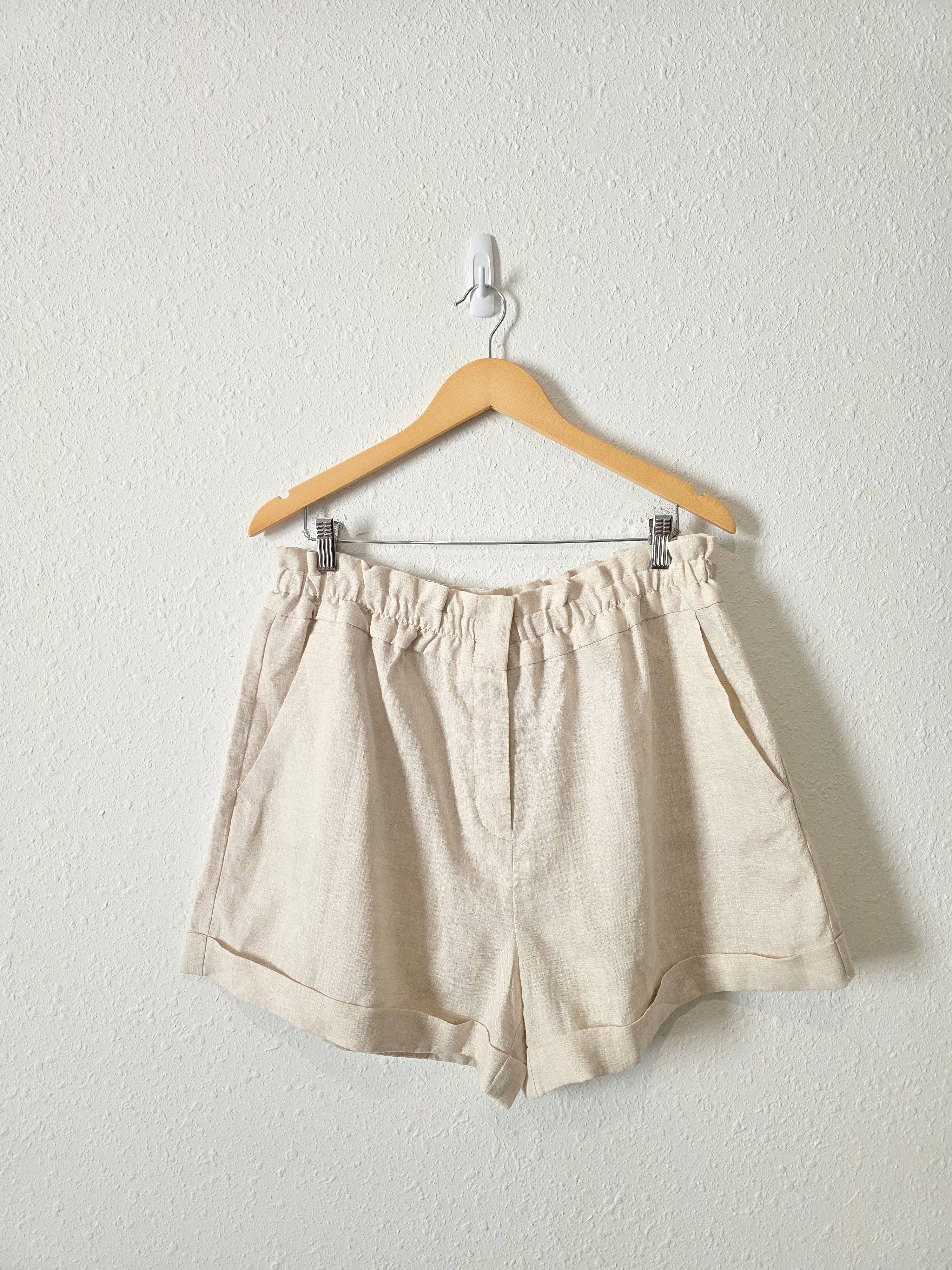 Leyden Oat Linen Shorts (XL)