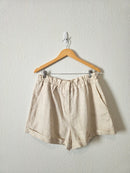 Leyden Oat Linen Shorts (XL)