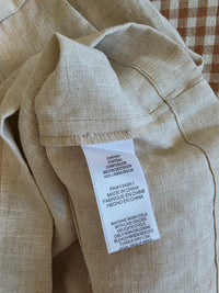 Leyden Oat Linen Shorts (XL)