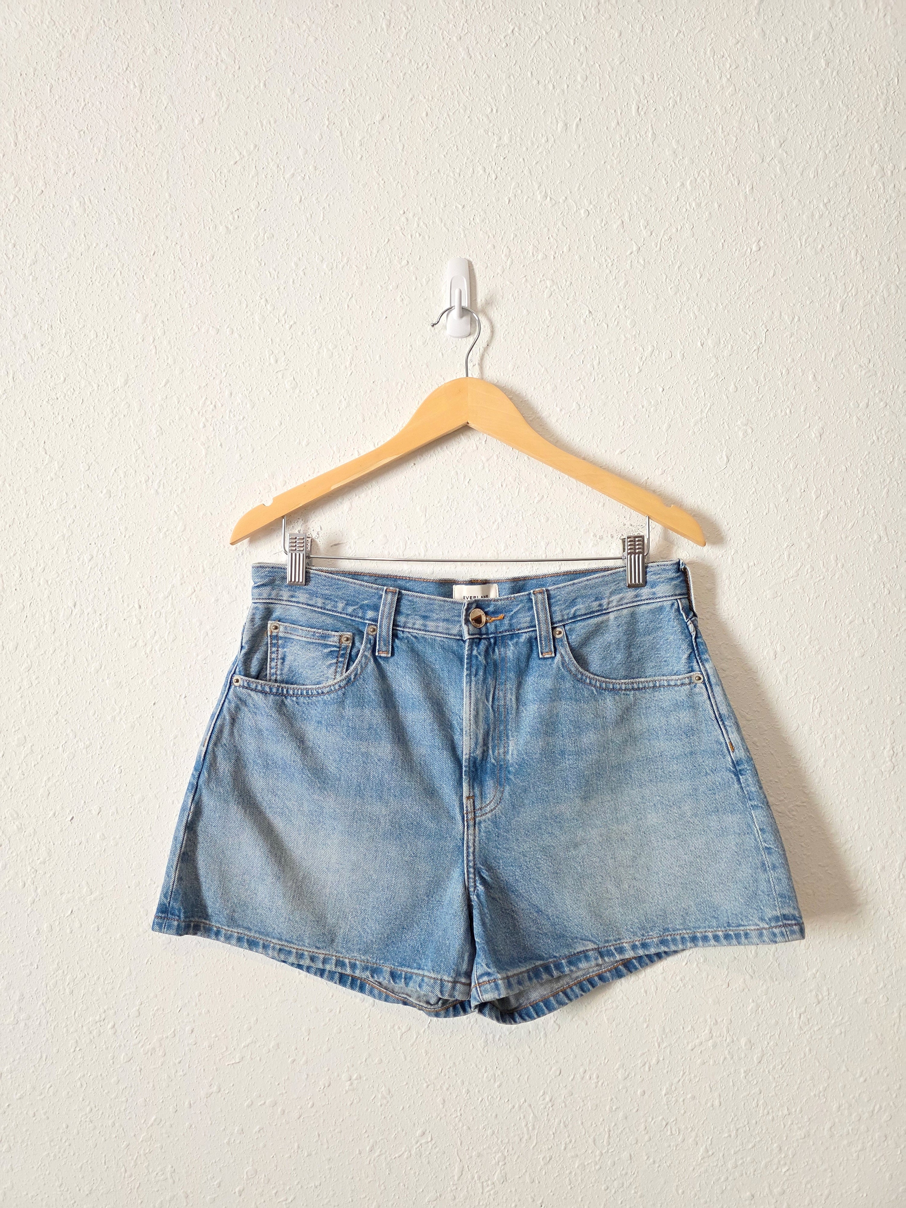 Everlane Light Wash Denim Shorts (30)