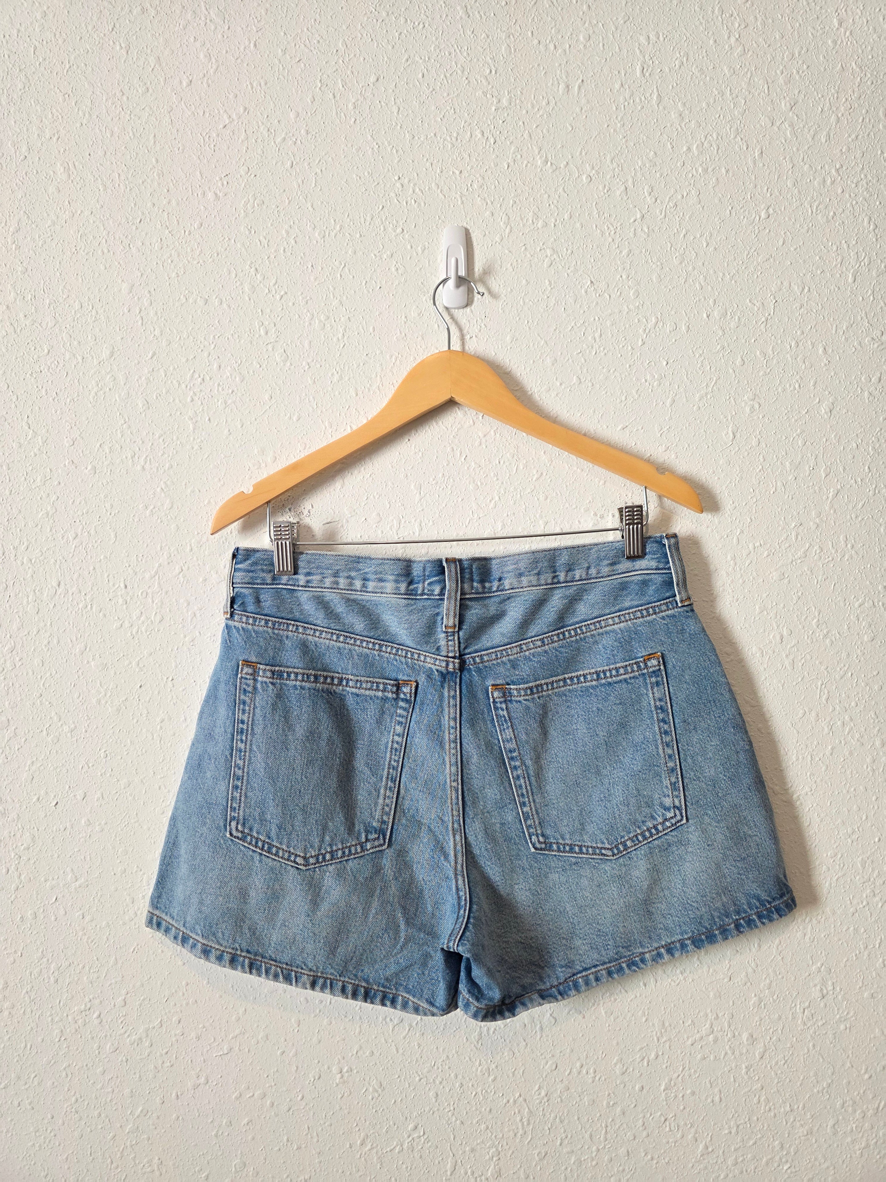 Everlane Light Wash Denim Shorts (30)
