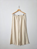 J.Crew Wide Leg Linen Blend Pants (L)
