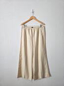 J.Crew Wide Leg Linen Blend Pants (L)