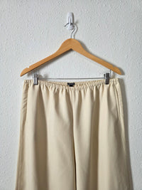 J.Crew Wide Leg Linen Blend Pants (L)