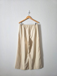 J.Crew Wide Leg Linen Blend Pants (L)