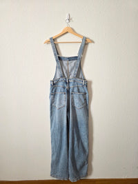 Aerie Relaxed Denim Overalls (S)