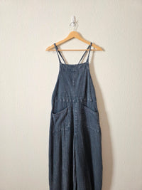 Easel Wide Leg Gauze Overalls (M)