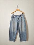Light Wash Barrel Jeans (6)