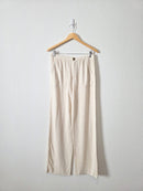 Love Tree Relaxed Linen Blend Pants (M)