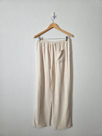 Love Tree Relaxed Linen Blend Pants (M)