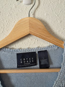 Vintage Crochet Knit Button Up Top (L)
