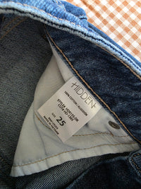 Hidden Dark Wash Wide Leg Jeans (25)