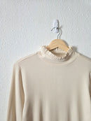 NEW J.Crew Ribbed Mockneck Top (M)