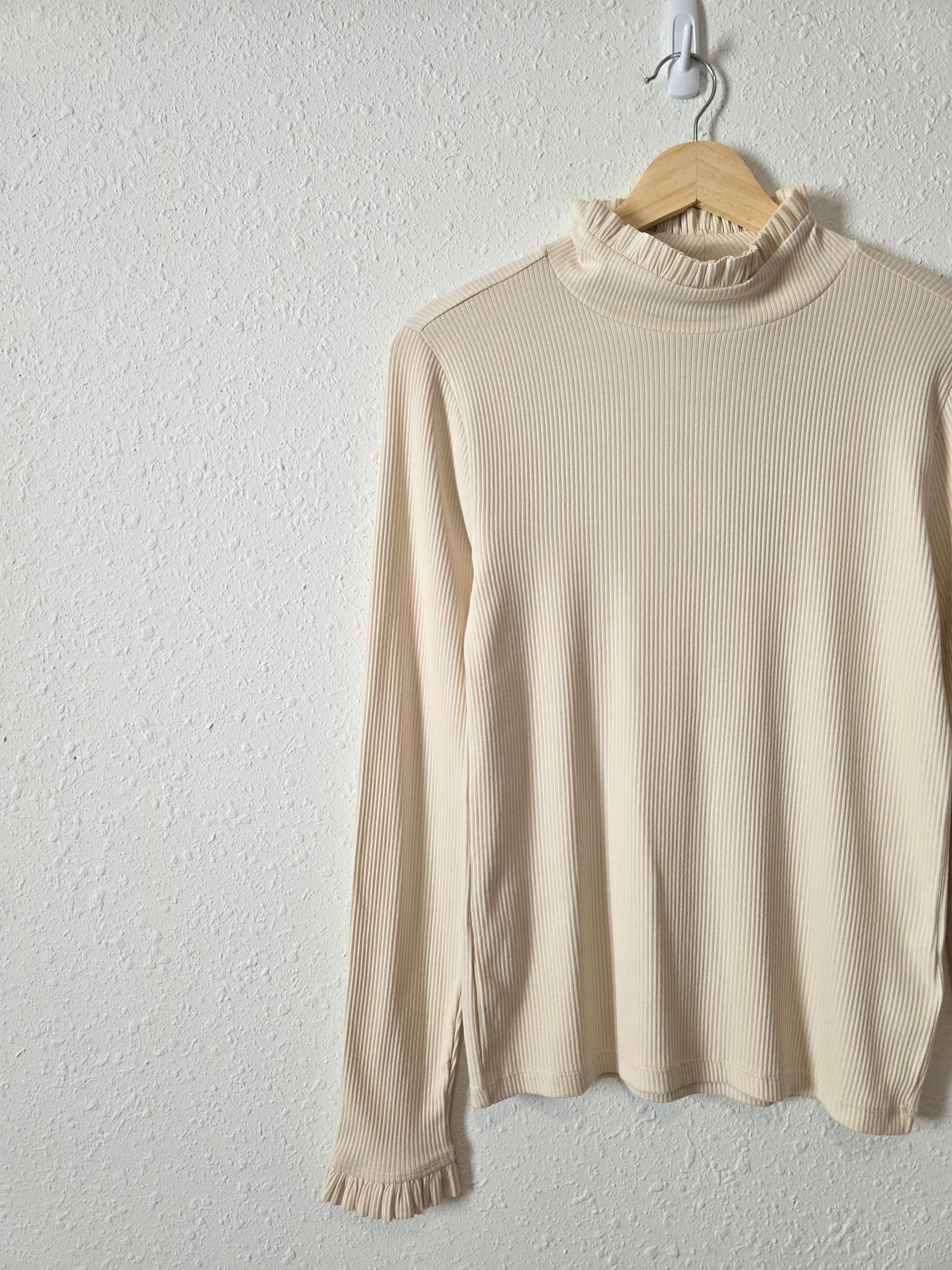 NEW J.Crew Ribbed Mockneck Top (M)